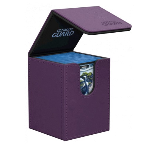 Deckbox - Ultimate Guard - Flip Deck Case 100+ Leatherette Purple